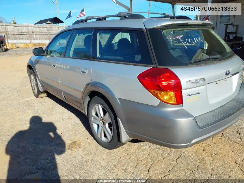 4S4BP67C066313333 2006 Subaru Outback 2.5Xt/2.5Xt Limited