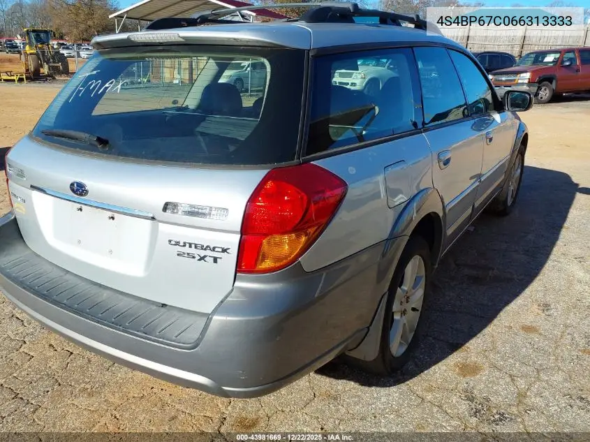 4S4BP67C066313333 2006 Subaru Outback 2.5Xt/2.5Xt Limited