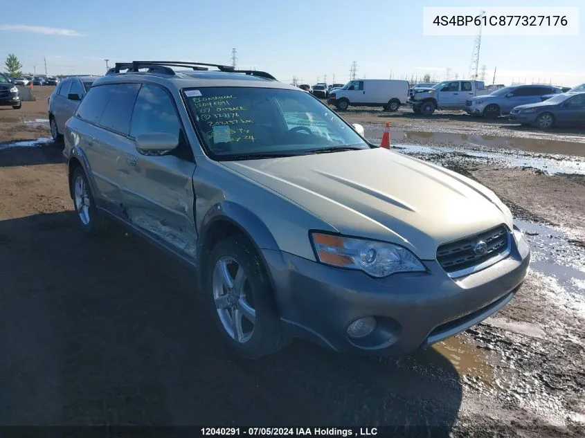 2007 Subaru Outback VIN: 4S4BP61C877327176 Lot: 12040291