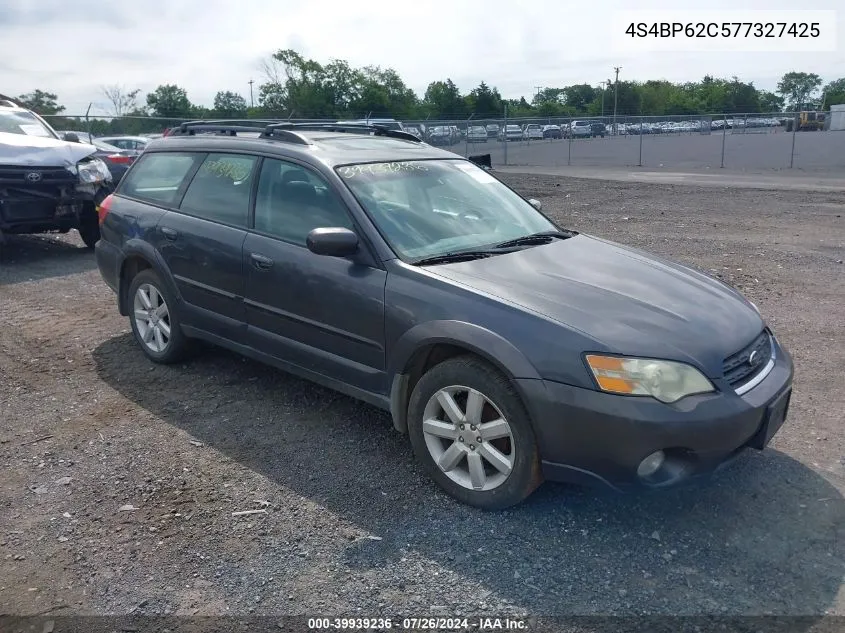 4S4BP62C577327425 2007 Subaru Outback 2.5I Limited