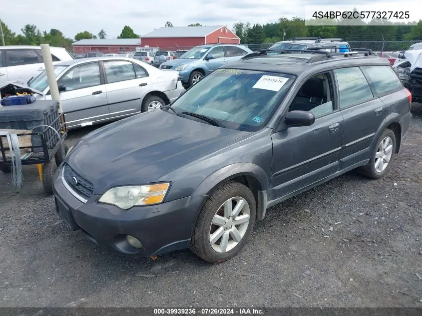 4S4BP62C577327425 2007 Subaru Outback 2.5I Limited