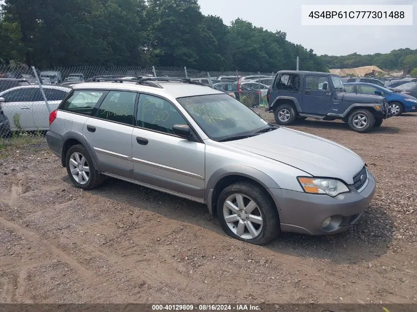 4S4BP61C777301488 2007 Subaru Outback 2.5I