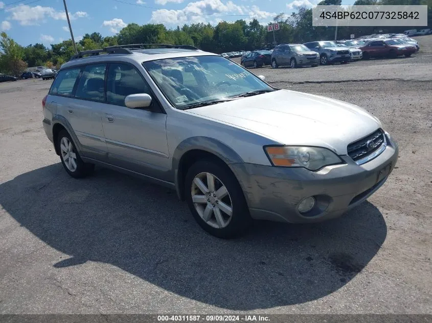 2007 Subaru Outback 2.5I Limited VIN: 4S4BP62C077325842 Lot: 40311587