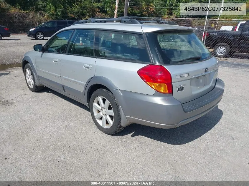 4S4BP62C077325842 2007 Subaru Outback 2.5I Limited