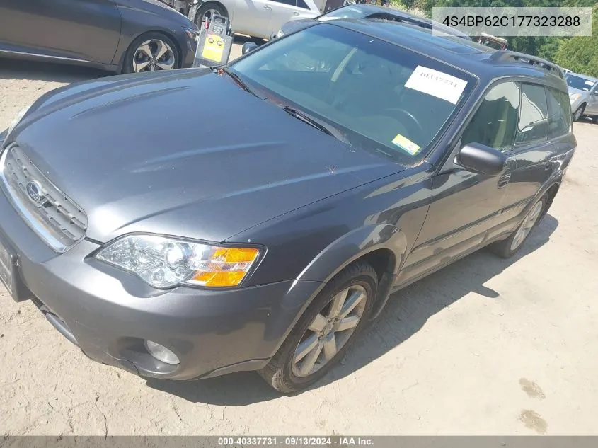 4S4BP62C177323288 2007 Subaru Outback 2.5I Limited