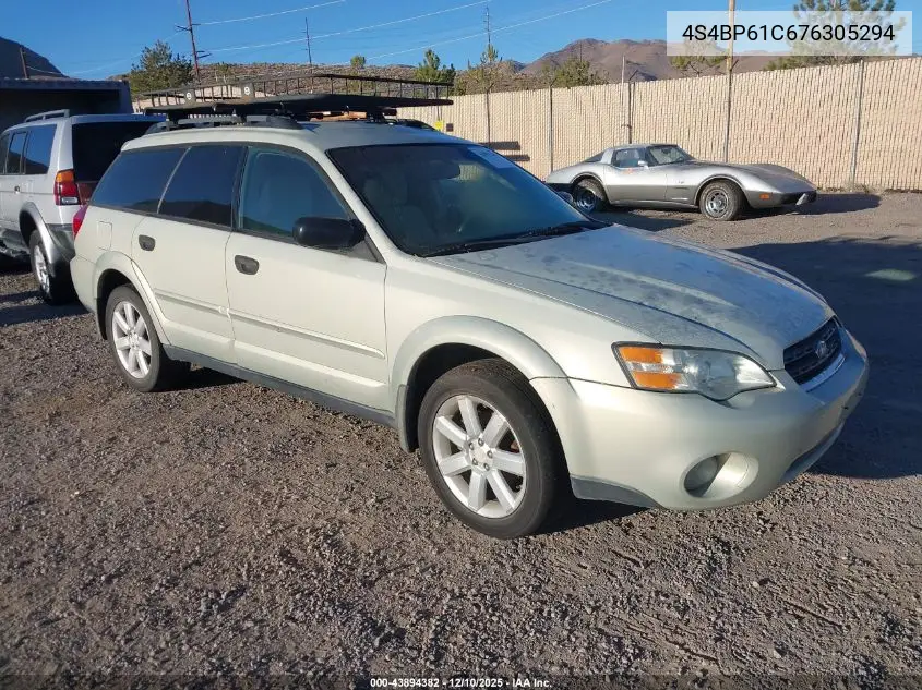 4S4BP61C676305294 2007 Subaru Outback 2.5I