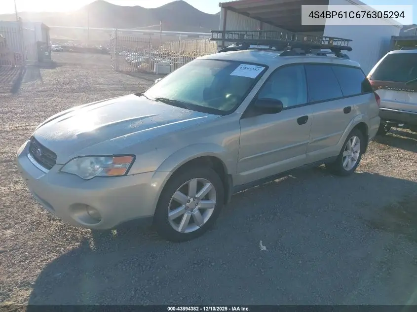 4S4BP61C676305294 2007 Subaru Outback 2.5I