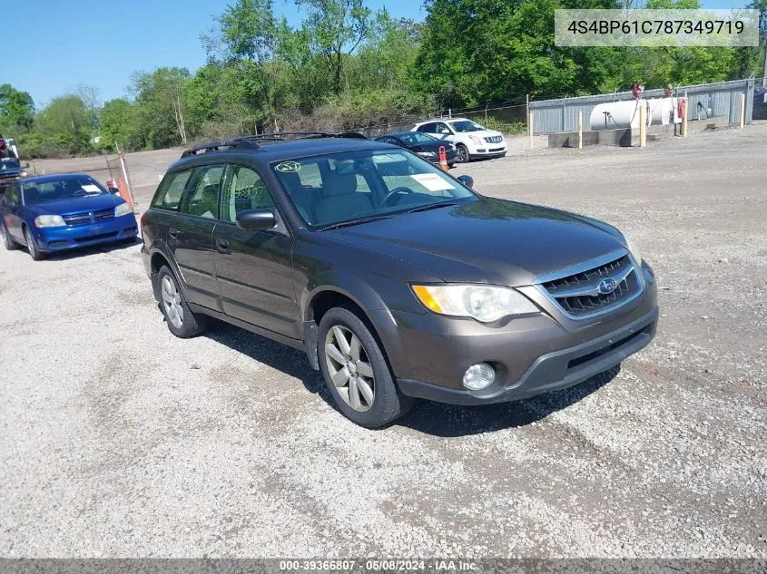 4S4BP61C787349719 2008 Subaru Outback 2.5I/2.5I L.l. Bean Edition