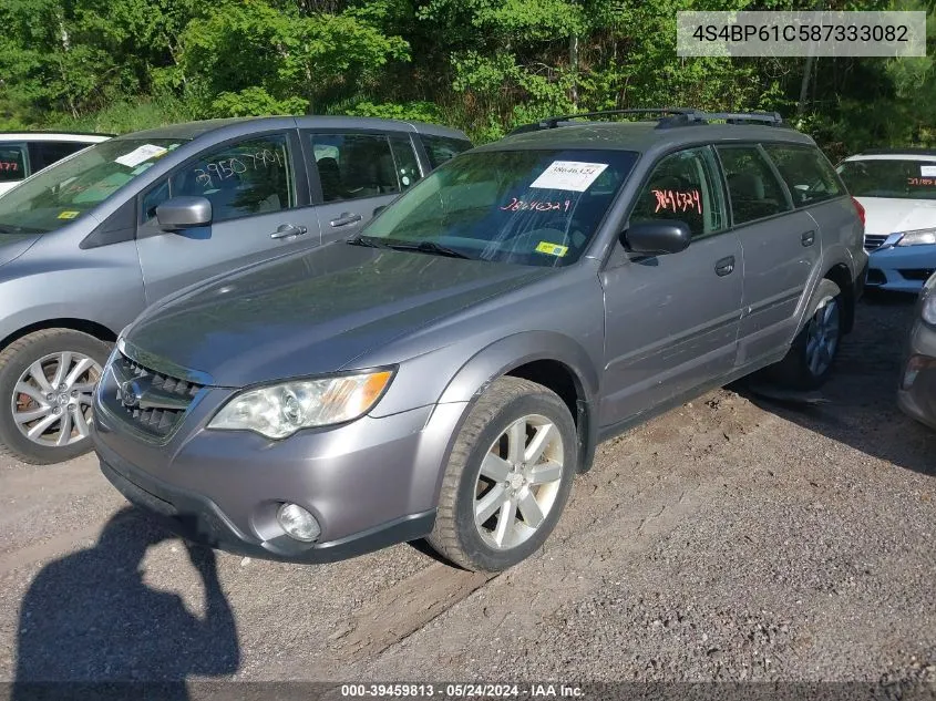 2008 Subaru Outback 2.5I/2.5I L.l. Bean Edition VIN: 4S4BP61C587333082 Lot: 39459813