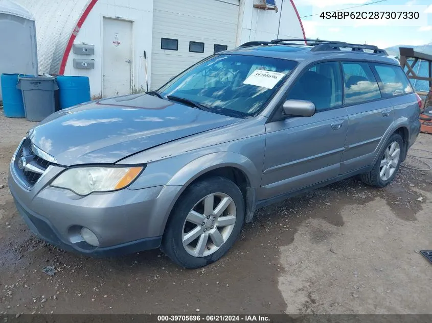 4S4BP62C287307330 2008 Subaru Outback 2.5I Limited/2.5I Limited L.l. Bean Edition