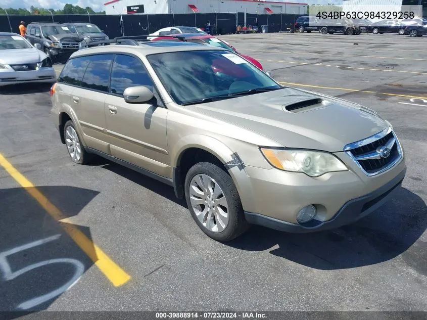 2008 Subaru Outback 2.5Xt Limited VIN: 4S4BP63C984329258 Lot: 39888914