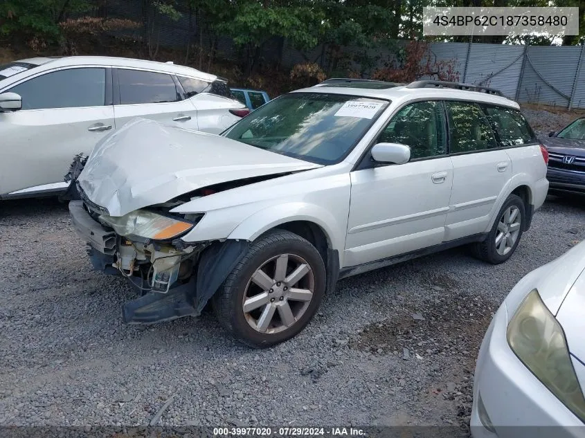 4S4BP62C187358480 2008 Subaru Outback 2.5I Limited