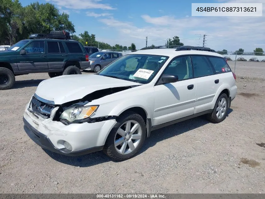 4S4BP61C887313621 2008 Subaru Outback 2.5I/2.5I L.l. Bean Edition