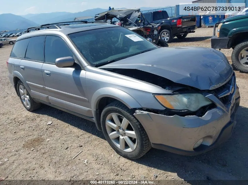 2008 Subaru Outback 2.5I Limited/2.5I Limited L.l. Bean Edition VIN: 4S4BP62C787339013 Lot: 40173260