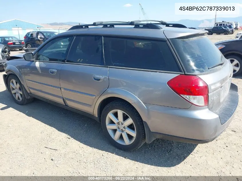 2008 Subaru Outback 2.5I Limited/2.5I Limited L.l. Bean Edition VIN: 4S4BP62C787339013 Lot: 40173260