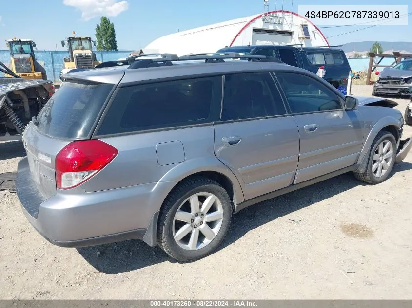 2008 Subaru Outback 2.5I Limited/2.5I Limited L.l. Bean Edition VIN: 4S4BP62C787339013 Lot: 40173260