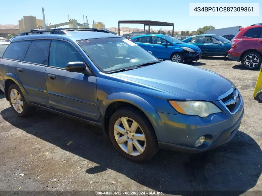 4S4BP61C887309861 2008 Subaru Outback 2.5I/2.5I L.l. Bean Edition