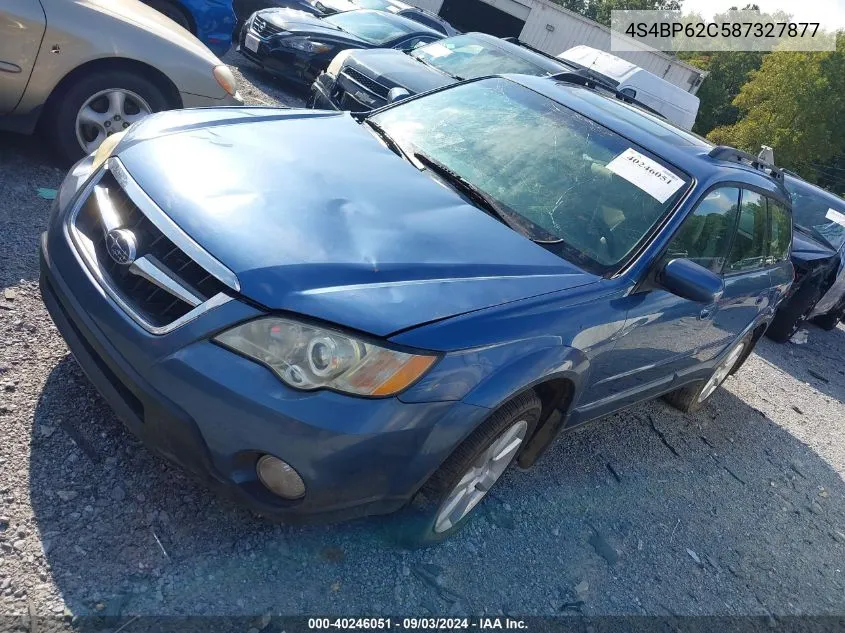 2008 Subaru Outback 2.5I Limited/2.5I Limited L.l. Bean Edition VIN: 4S4BP62C587327877 Lot: 40246051