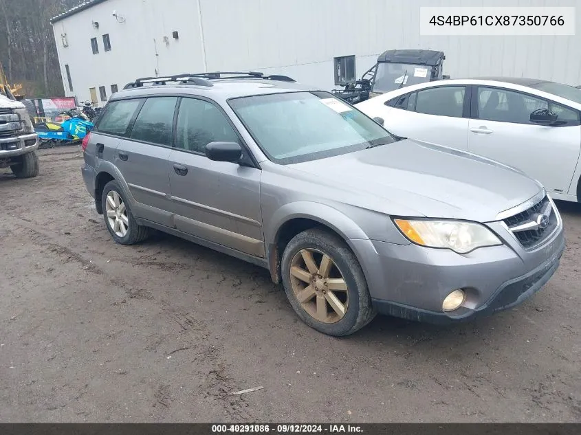 4S4BP61CX87350766 2008 Subaru Outback 2.5I/2.5I L.l. Bean Edition