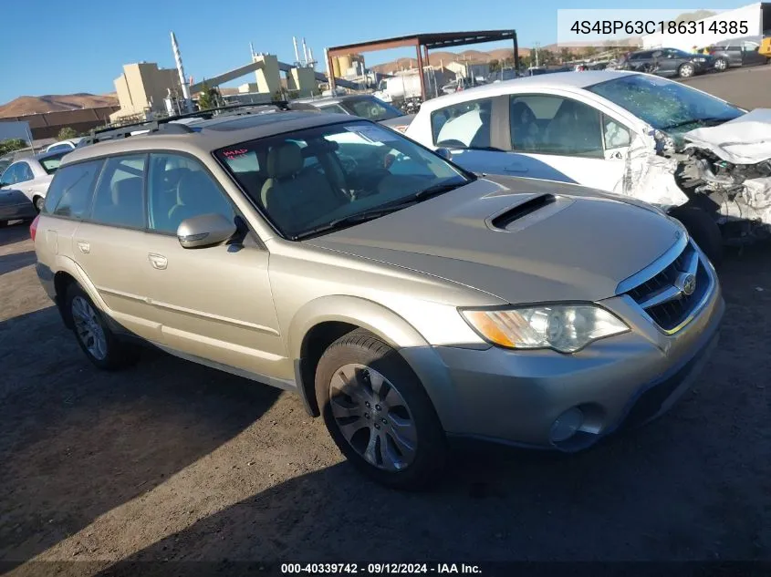 4S4BP63C186314385 2008 Subaru Outback 2.5Xt Limited