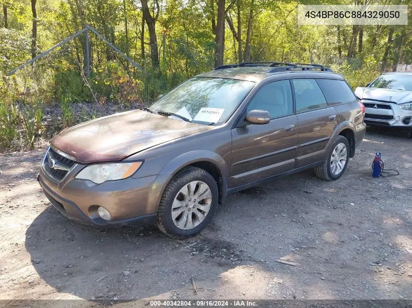 2008 Subaru Outback 3.0R L.l. Bean Edition VIN: 4S4BP86C884329050 Lot: 40342804