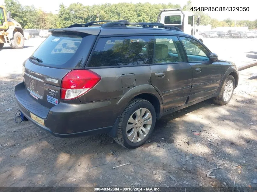 2008 Subaru Outback 3.0R L.l. Bean Edition VIN: 4S4BP86C884329050 Lot: 40342804