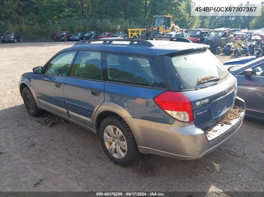 4S4BP60CX87307367 2008 Subaru Outback