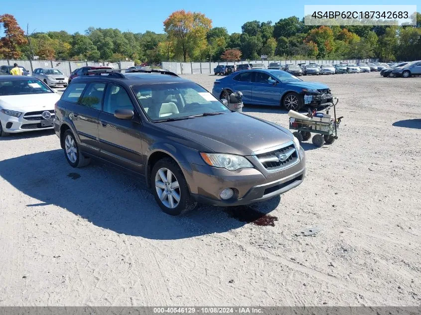 4S4BP62C187342683 2008 Subaru Outback 2.5I Limited/2.5I Limited L.l. Bean Edition