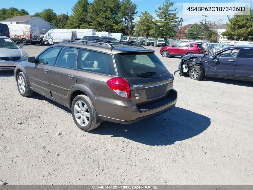 4S4BP62C187342683 2008 Subaru Outback 2.5I Limited/2.5I Limited L.l. Bean Edition