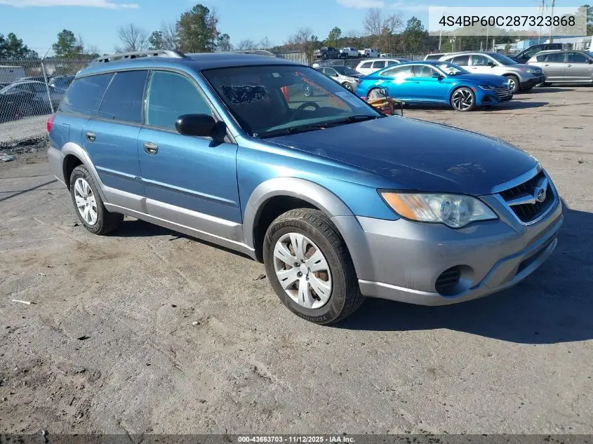 4S4BP60C287323868 2008 Subaru Outback