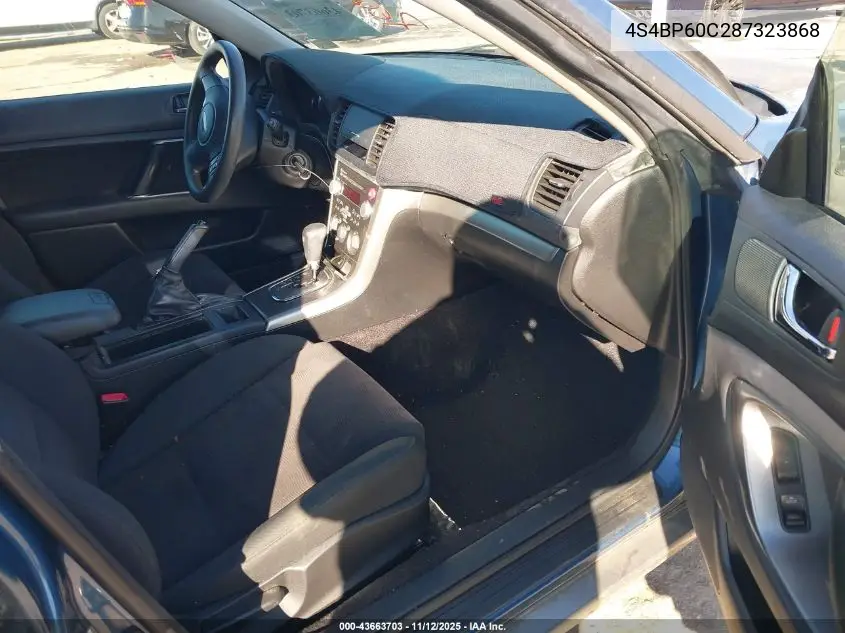4S4BP60C287323868 2008 Subaru Outback