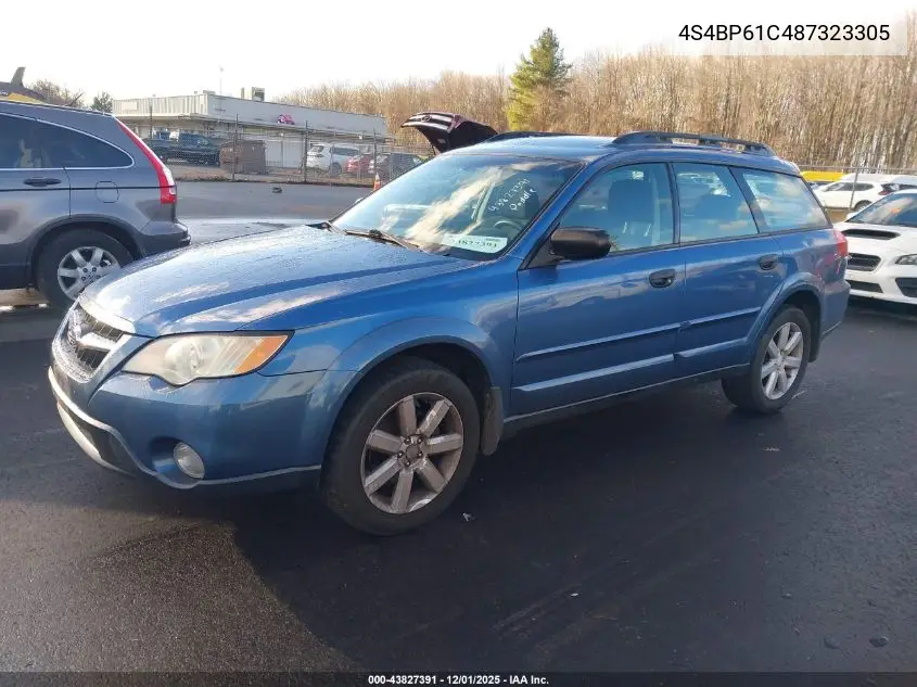 4S4BP61C487323305 2008 Subaru Outback 2.5I/2.5I L.l. Bean Edition