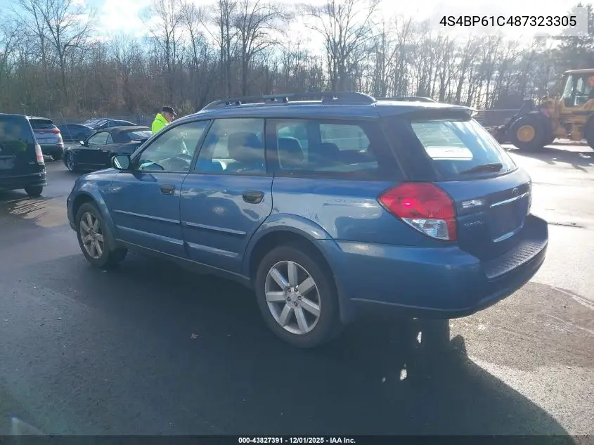 4S4BP61C487323305 2008 Subaru Outback 2.5I/2.5I L.l. Bean Edition