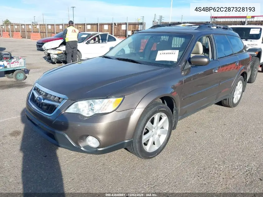 4S4BP62C287328193 2008 Subaru Outback 2.5I Limited/2.5I Limited L.l. Bean Edition