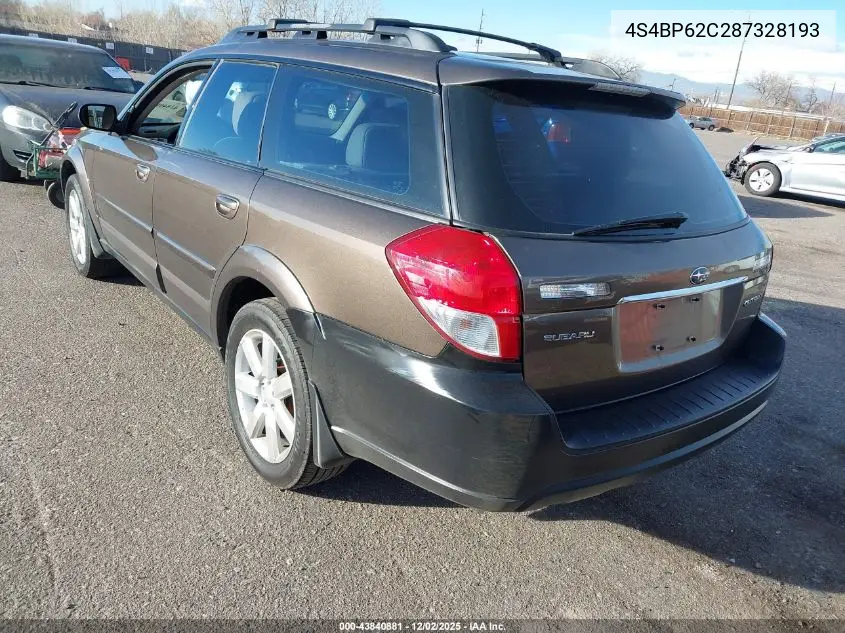 4S4BP62C287328193 2008 Subaru Outback 2.5I Limited/2.5I Limited L.l. Bean Edition