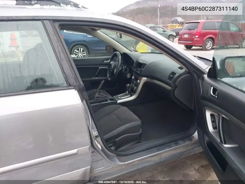 4S4BP60C287311140 2008 Subaru Outback