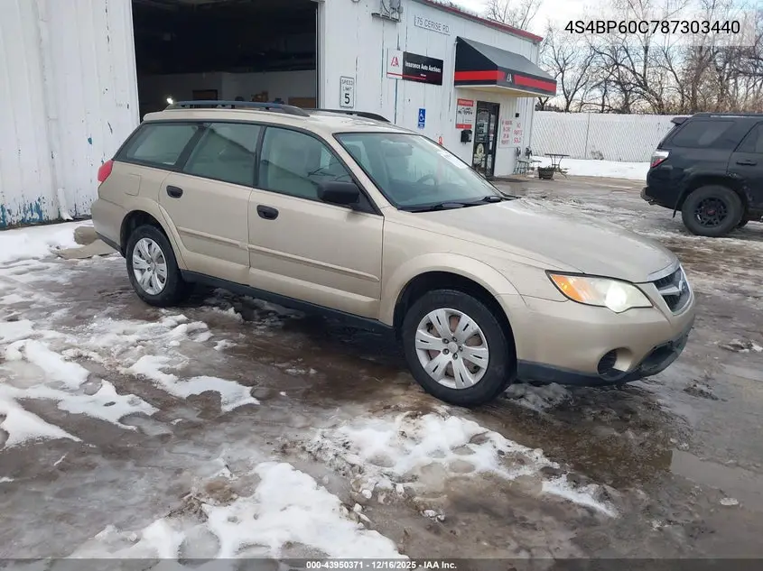 4S4BP60C787303440 2008 Subaru Outback