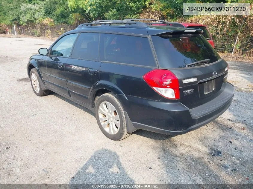 2009 Subaru Outback 2.5I Limited VIN: 4S4BP66CX97311220 Lot: 39959825