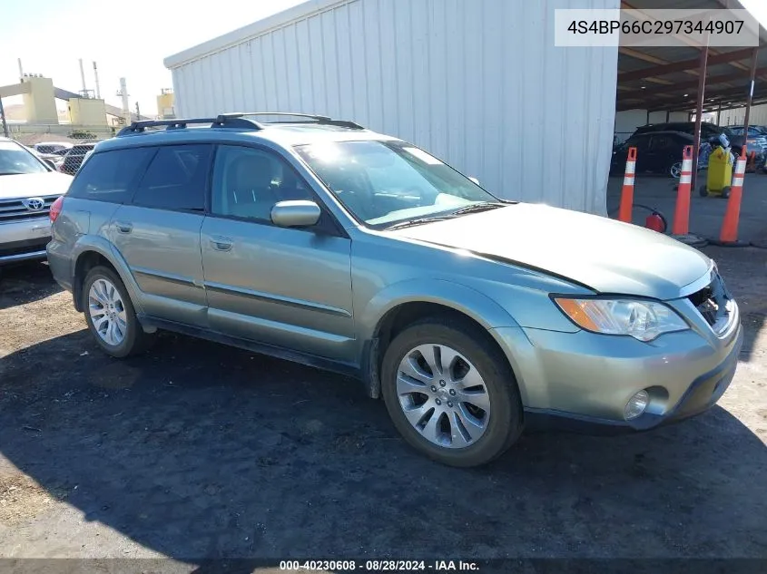 4S4BP66C297344907 2009 Subaru Outback 2.5I Limited