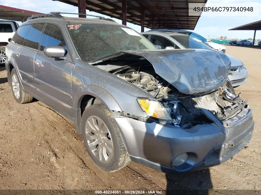 2009 Subaru Outback 2.5I Limited VIN: 4S4BP66C797340948 Lot: 40234051