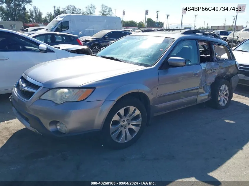 2009 Subaru Outback 2.5I Limited VIN: 4S4BP66C497347453 Lot: 40268163