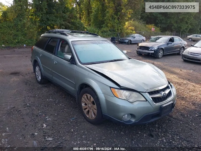 4S4BP66C897333975 2009 Subaru Outback 2.5I Limited