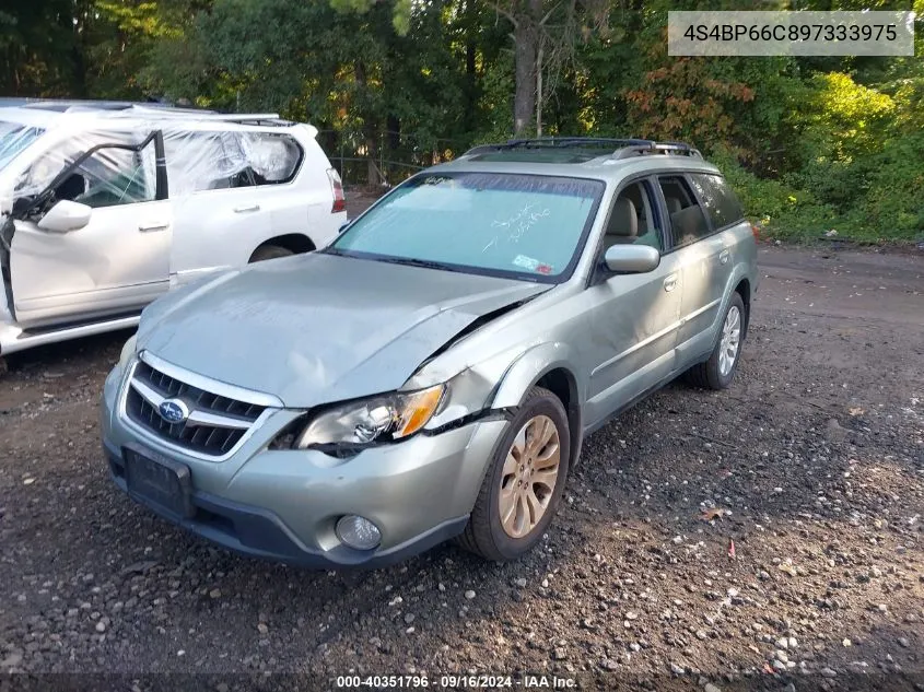 2009 Subaru Outback 2.5I Limited VIN: 4S4BP66C897333975 Lot: 40351796