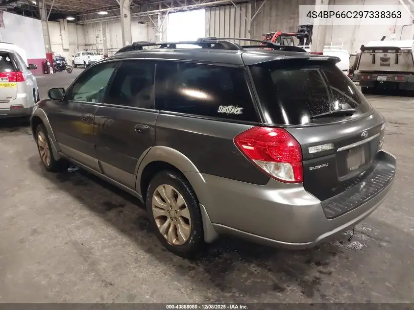 4S4BP66C297338363 2009 Subaru Outback 2.5I Limited