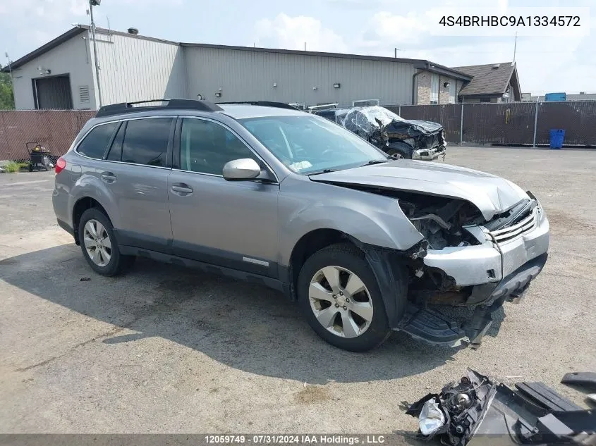 4S4BRHBC9A1334572 2010 Subaru Outback 2.5I Premium