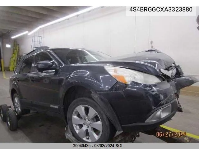 2010 Subaru Outback Premium VIN: 4S4BRGGCXA3323880 Lot: 30040425