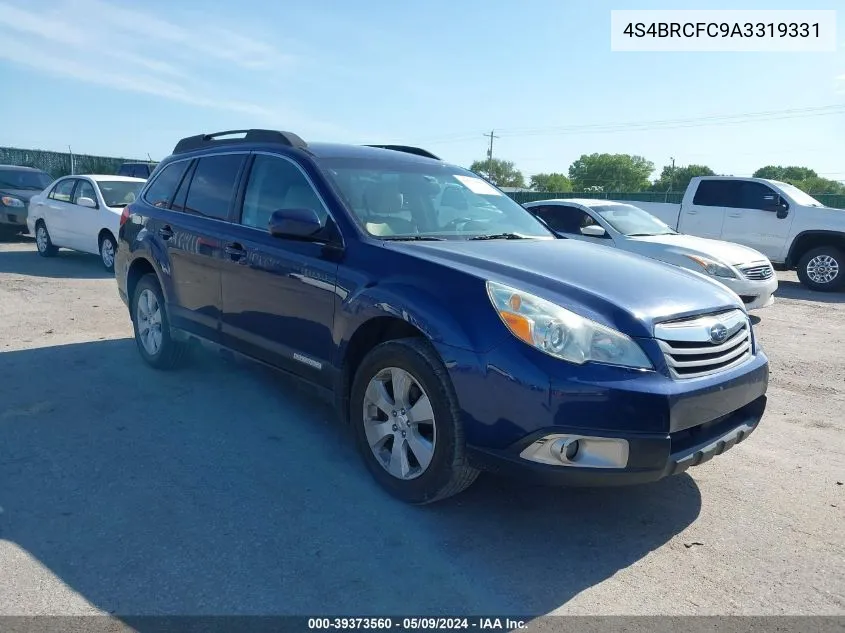 2010 Subaru Outback 2.5I Premium VIN: 4S4BRCFC9A3319331 Lot: 39373560