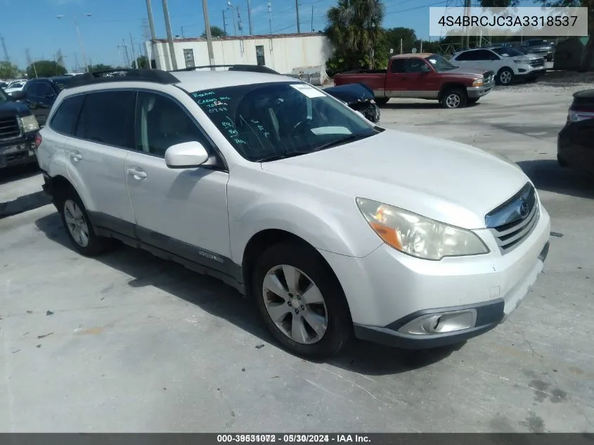 2010 Subaru Outback VIN: 4S4BRCJC3A3318537 Lot: 39531072