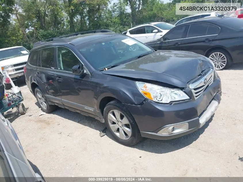 2010 Subaru Outback 2.5I Limited VIN: 4S4BRCKC1A3320379 Lot: 39929019