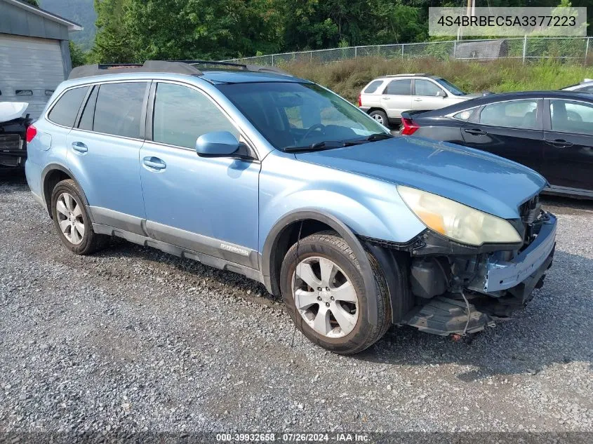 2010 Subaru Outback 2.5I Premium VIN: 4S4BRBEC5A3377223 Lot: 39932658